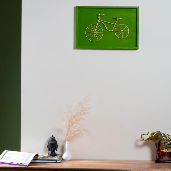 Vedas Metal Hero Cycle Framed Wall Art