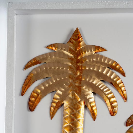 VEDAS Metal Date Palm Tree Framed Wall Art