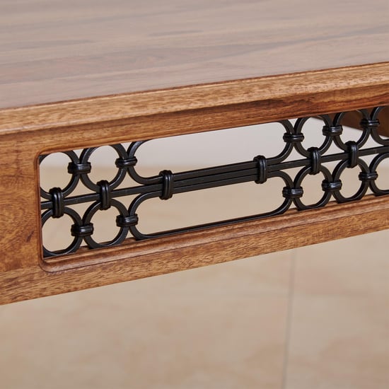 Kian Sheesham Wood 6-Seater Dining Table - Brown