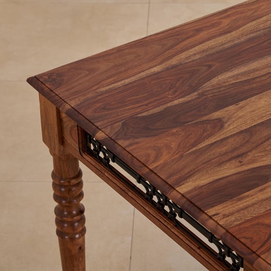 Kian Sheesham Wood 6-Seater Dining Table - Brown