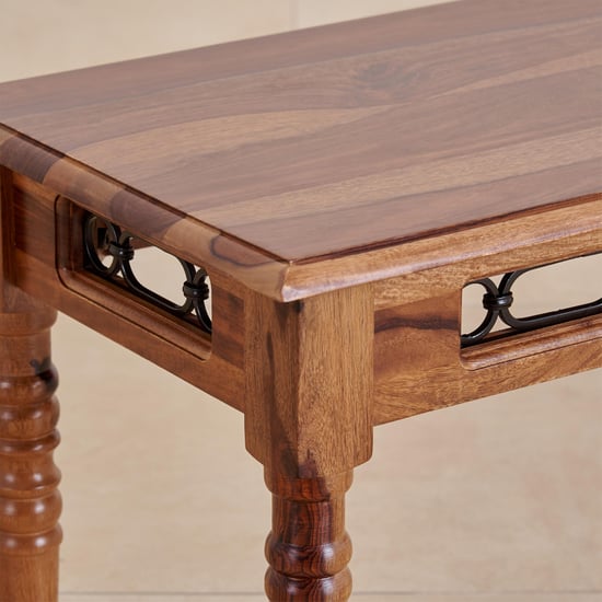 Kian Sheesham Wood Dining Bench - Brown