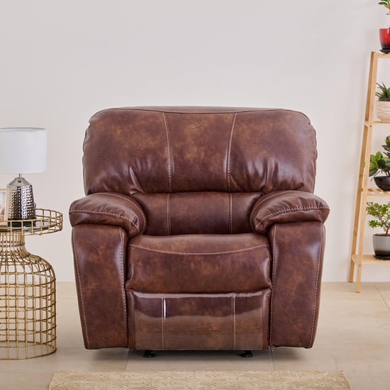 Harvey Nappa 1-Seater Rocking Recliner - Brown