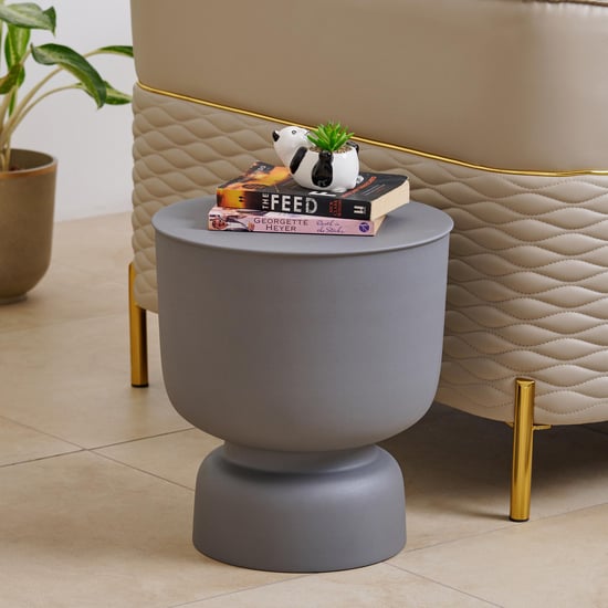 Collin Metal Accent Table - Grey