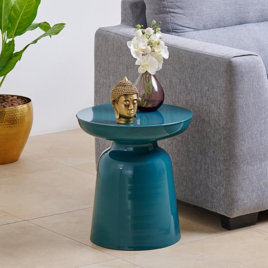 Jacob Metal Accent Table - Teal