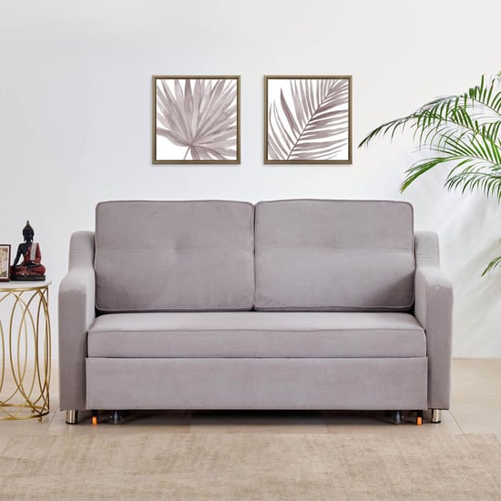 Frodo Fabric 3-Seater Sofa Bed - Grey