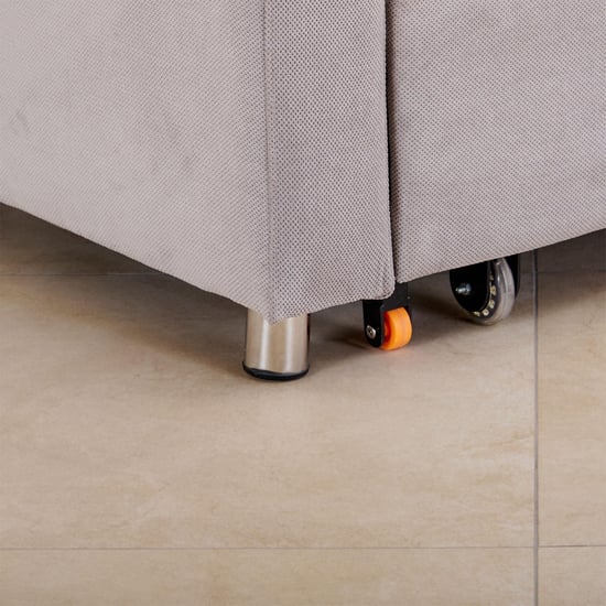 Frodo Fabric 3-Seater Sofa Bed - Grey