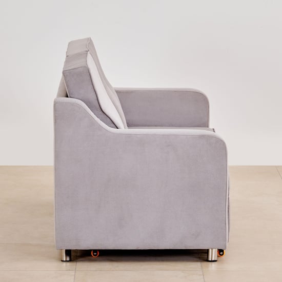 Frodo Fabric 3-Seater Sofa Bed - Grey