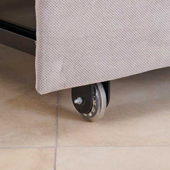 Frodo Fabric 3-Seater Sofa Bed - Grey