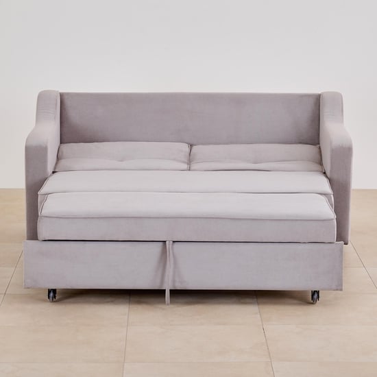 Frodo Fabric 3-Seater Sofa Bed - Grey
