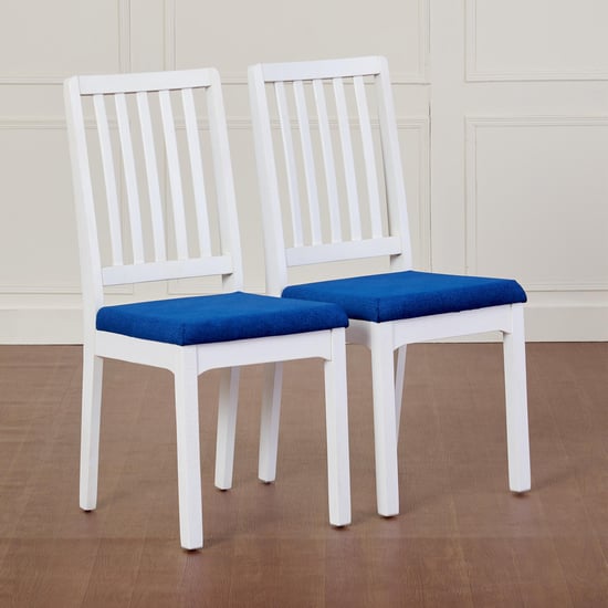 Santorini Set of 2 Solid Wood Dining Chairs