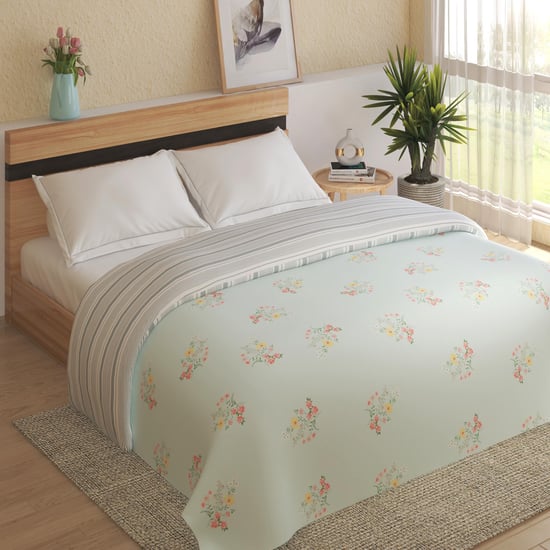 Grandeur Cotton Floral Printed Double Comforter