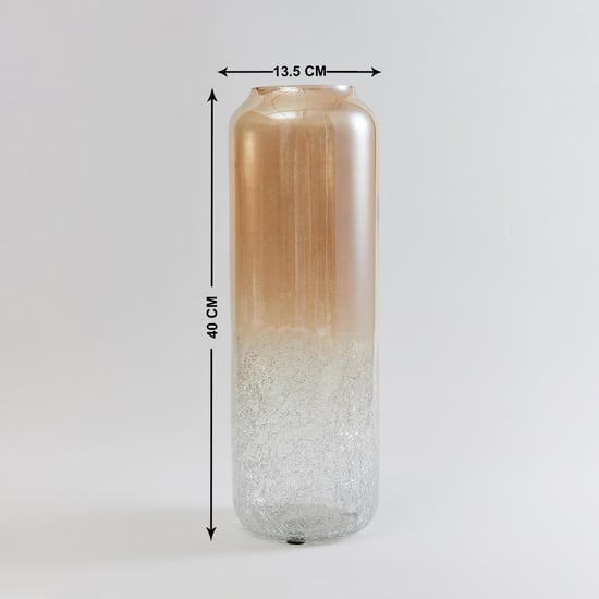 Buy Austin Glass Crackled Vase from Home Centre at just INR 1199.0