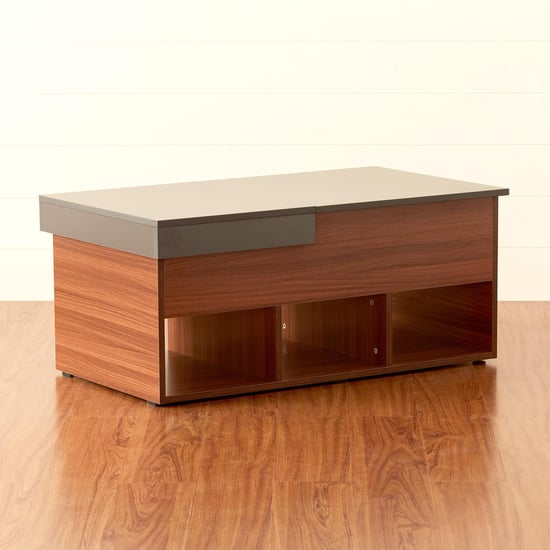 (Refurbished) Quadro Liftup Coffee Table - Walnut