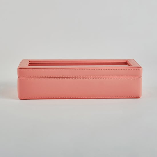 Orion Emma Faux Leather 4-Compartment Watch Box