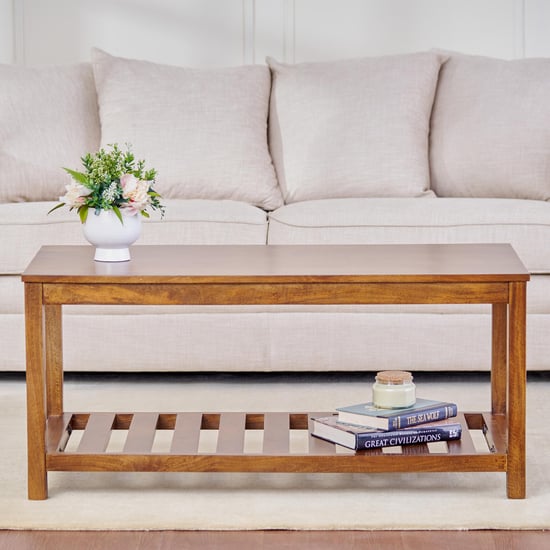 Adana Mango Wood Coffee Table - Brown