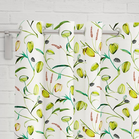 Saddle Set of 2 Printed Light Filtering Window Curtains