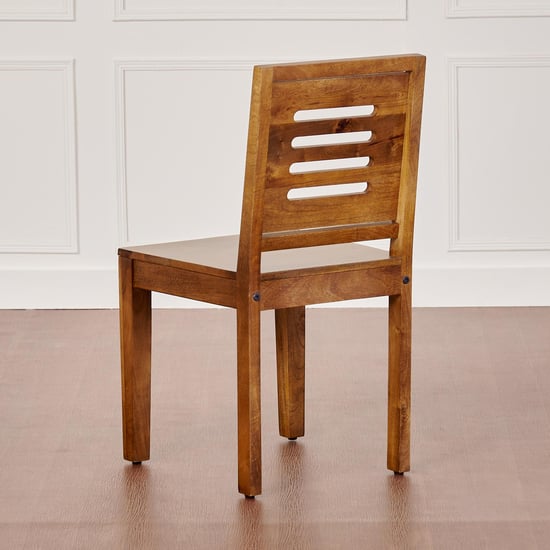 Adana NXT Set of 2 Mango Wood Dining Chairs- Brown