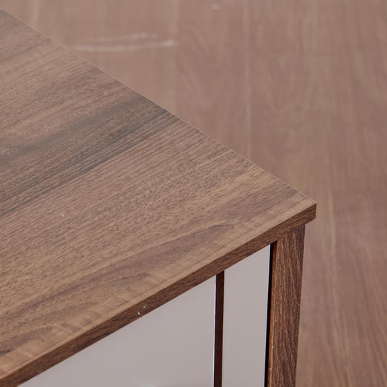 Leon Bed Side Table with Drawer - Brown