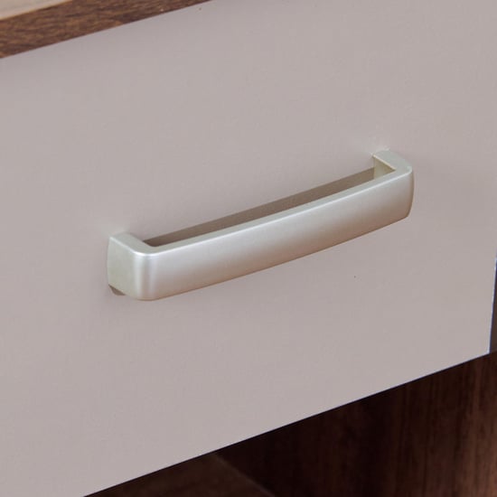 Leon Bed Side Table with Drawer - Brown