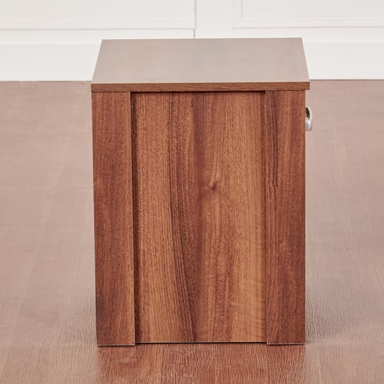 Leon Bed Side Table with Drawer - Brown