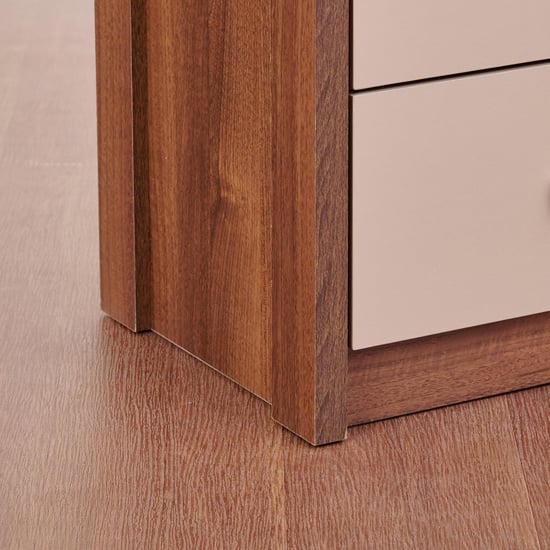 Leon Chest of 5 Drawers - Brown