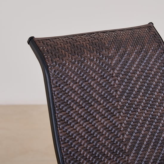 Hillock Rattan Folding Easy Chair - Brown