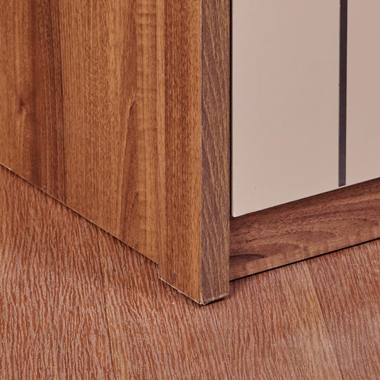 Leon 3-Door Wardrobe - Brown