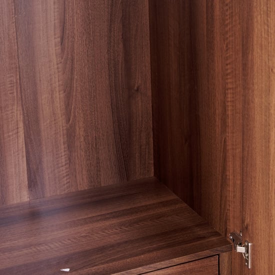 Leon 3-Door Wardrobe - Brown