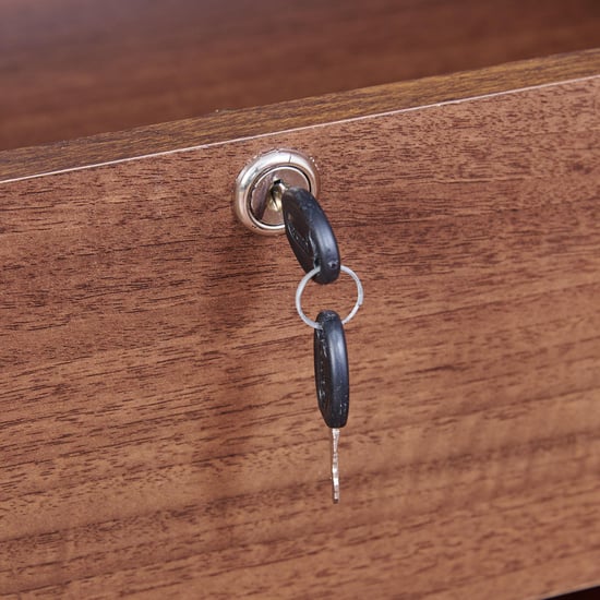 Leon 3-Door Wardrobe - Brown