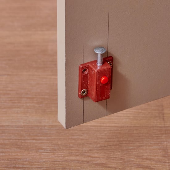 Leon 3-Door Wardrobe - Brown