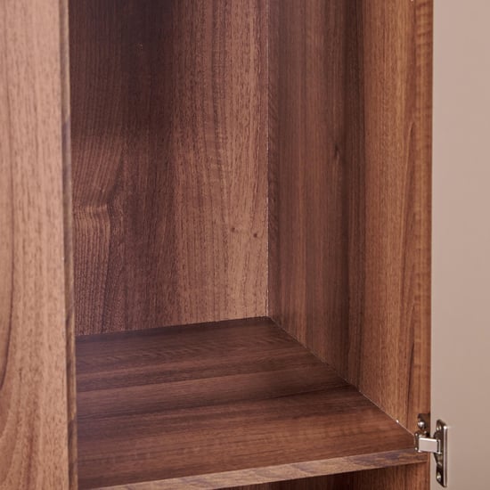 Leon 3-Door Wardrobe - Brown