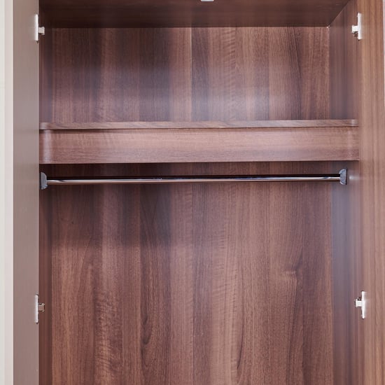 Leon 3-Door Wardrobe - Brown