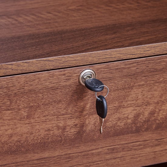 Leon 4-Door Wardrobe - Brown