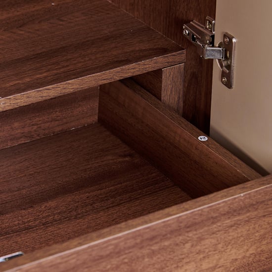 Leon 4-Door Wardrobe - Brown