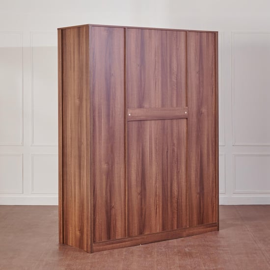 Leon 4-Door Wardrobe - Brown