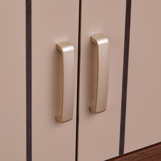 Leon 14 Pairs Shoe Cabinet with Cushion Seat - Brown