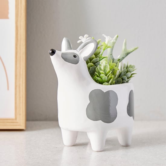 Gloria Ceramic Moody Dog Planter