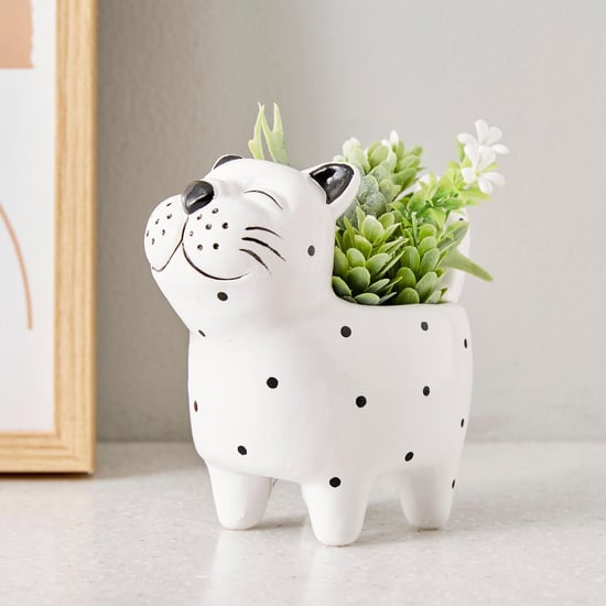 Gloria Ceramic Moody Dog Planter