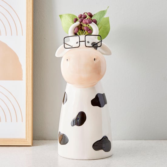 Gloria Ceramic Cow Planter