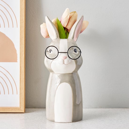 Gloria Ceramic Bunny Planter