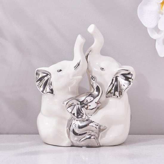 Brighton Ceramic Elephant Family Figurine