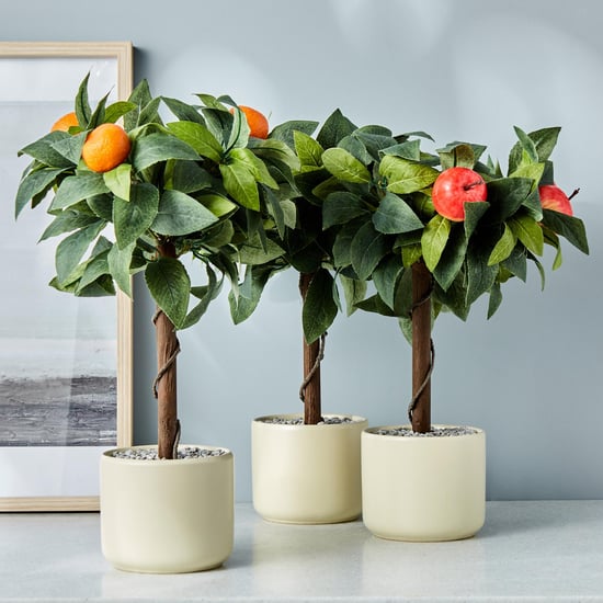 Gloria Artificial Apple Tree in Ceramic Pot