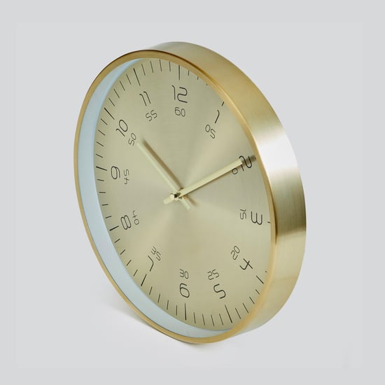 Casablanca Luxe Aluminum Wall Clock - 30cm