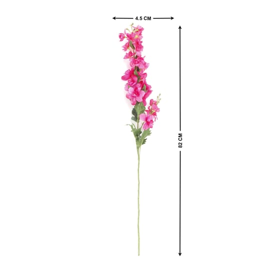 Botanical Artificial Delphinium Flower Stick - 82cm