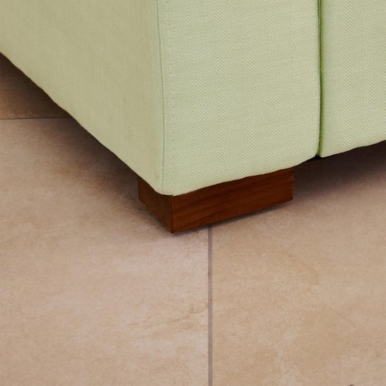 Cane Connection Fabric 3+2+1 Seater Sofa Set with Cushions - Green