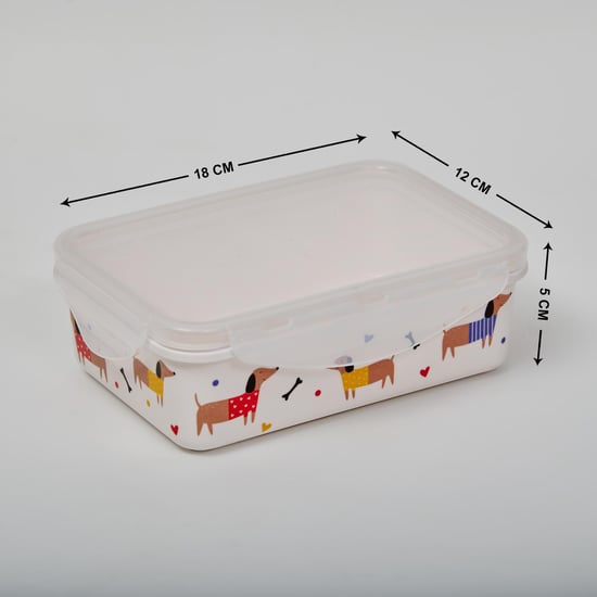 Glee Melamine Printed Lunch Box - 800ml