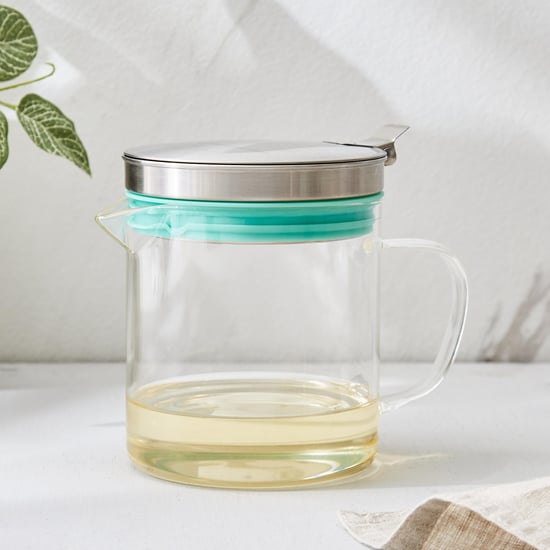 Pamolive Vita Glass Oil Container with Strainer - 500ml