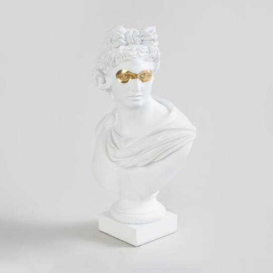 Rivoli Polyresin Roman Bust Table Accent