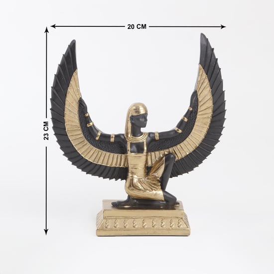 Jaguar Polyresin Egyptian Goddess Isis Figurine