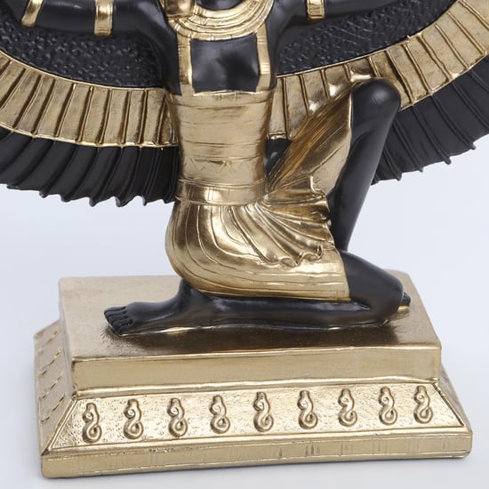 Jaguar Polyresin Egyptian Goddess Isis Figurine